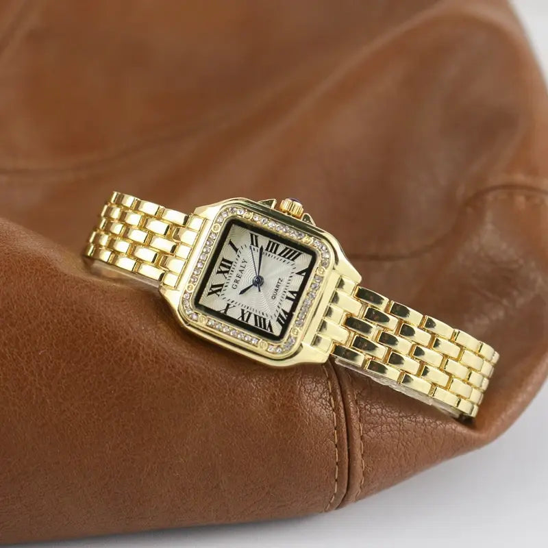Fashion Square Quartz small watch 25mm