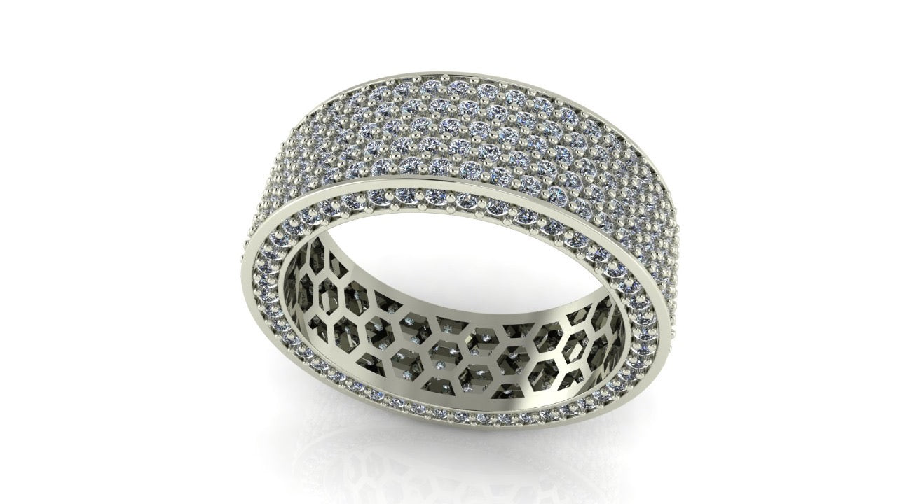 Eternity Men Ring Diamond