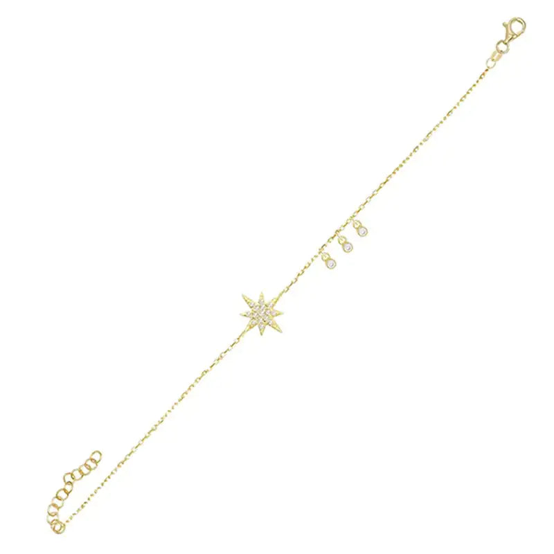 Astro Diamond Gold Bracelets plated gift idea
